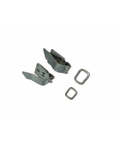 Gancho Modelo Corte Metal Pulido Abrigos Piel 42x15 Mm