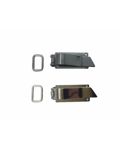 Hook Model Cut Polished Metal Coats Fur 42x15 Mm
