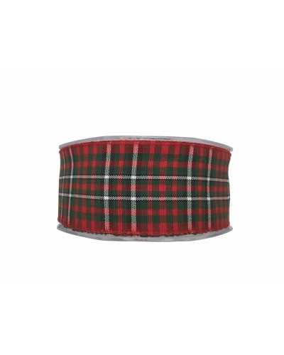 Passementerie de ruban de tartan écossais de 25 mm de haut