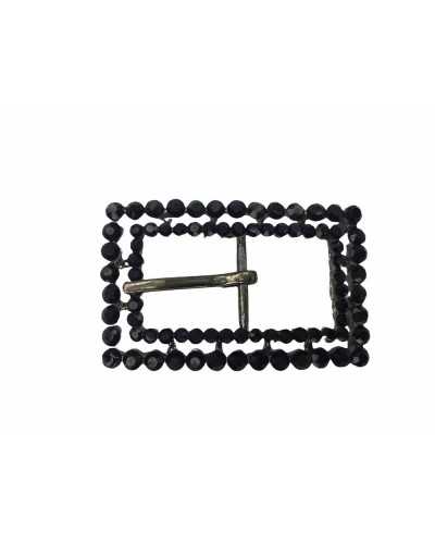 Metal Rhinestone Buckle 5x3 Cm Tape Measure 15 Mm