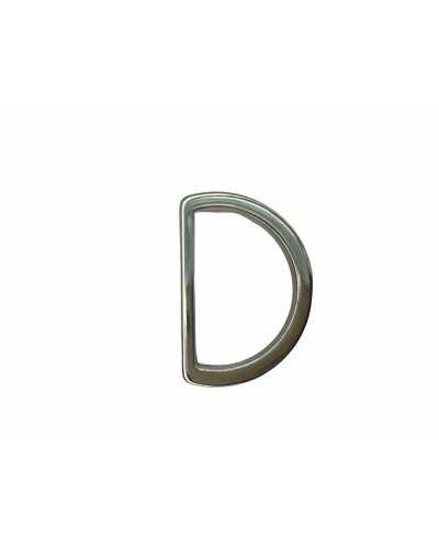 Hook Cinta Ring D Closed Shiny Metal Loop Tape 2,5 Cm