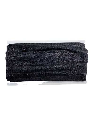 Trimmings Edge Ribbon Hand Glitter Velvet Brilliant Lurex High 25 Mm