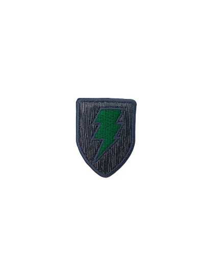 Application Thermocollante Ecusson Brodé Eclair Lurex Eclair 3x4 Cm