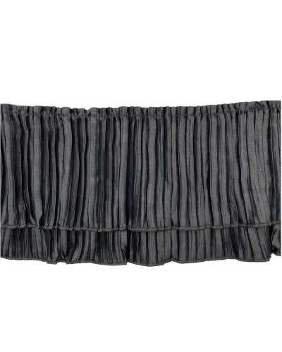 50 Cm Passementerie Rouches Plissè Élastique Satin Main Soie Double Volant Haut 13 Cm