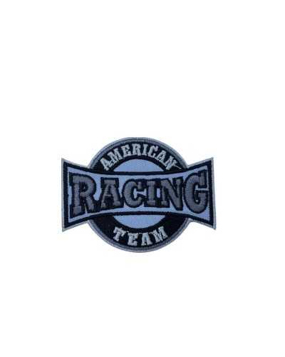 Gestickter Aufnäher mit thermoadhäsiver Anwendung, Sritta Racing American Team, 70 x 55 mm