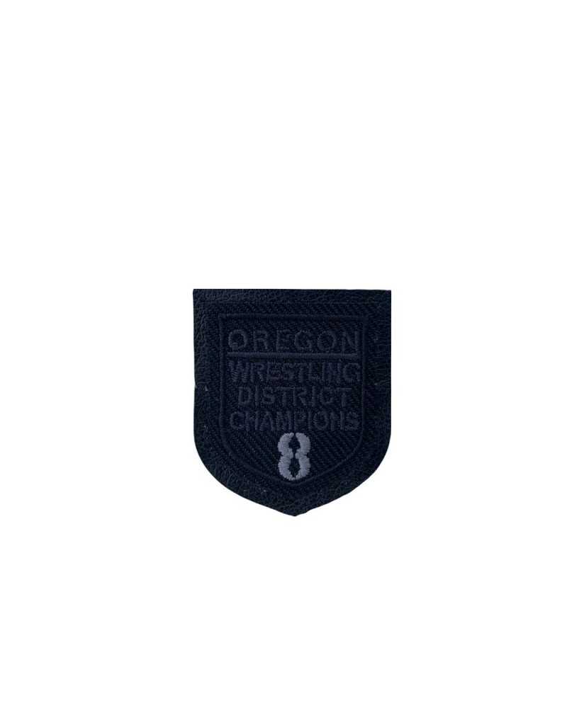 Application Thermocollante Bouclier Écrit Oregon Wrestling District Champions 8 Cm 3,5x4