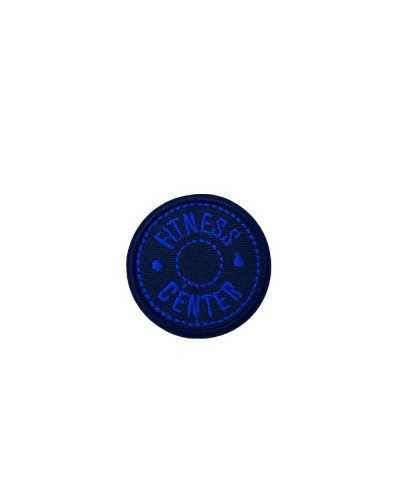 Iron-on Patch Application Round Embroidered Patch Fitness Center 4 Cm