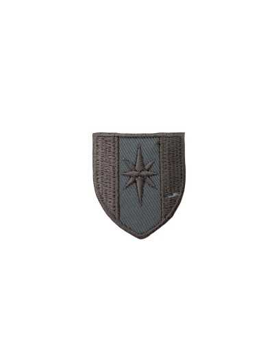 Applicazione Termoadesiva Patch Toppa Ricamo Scudetto Stella 30x35 Mm