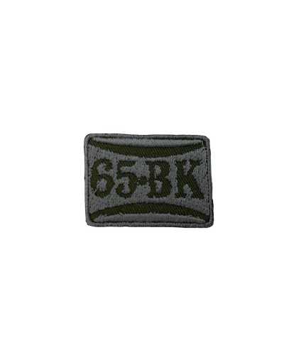 Application Iron-on Patch Embroidery Written 65.BK 4x3 Cm
