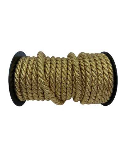 Pasamanería Cordón Lurex 3 Cabezas Grueso 8 Mm