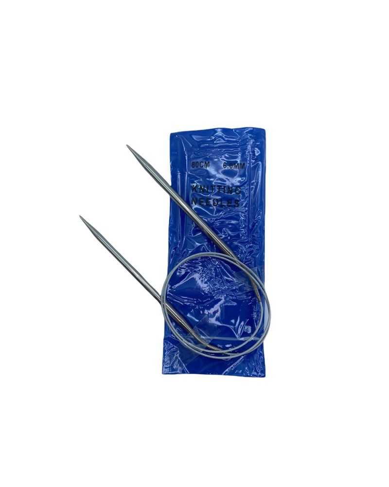 Aiguilles Circulaires 6 Mm Métal Longueur 80 Cm
