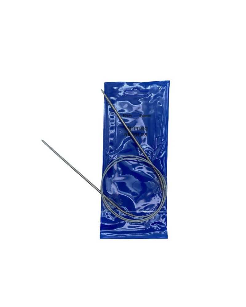 Agujas Circulares 3 Mm Metal Longitud 80 Cm