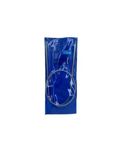 Aiguilles Circulaires 3.5 Mm Métal Longueur 80 Cm