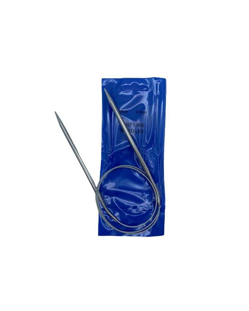 Aiguilles Circulaires 5.5 Mm Métal Longueur 80 Cm