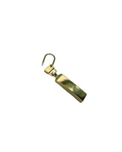 Tirador de Cremallera Deslizador de Cremallera de Metal Geométrico Completo Largo 45x8 Mm