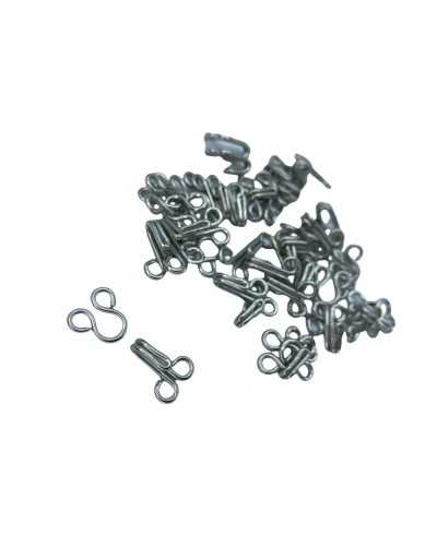 Ganchos grandes de metal de latón de 5 piezas Dimensiones: 20x12,8 mm