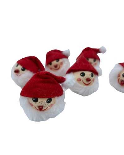 Guata Cabeza Papa Noel Smiley 3 Cm