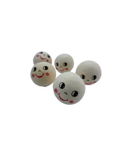 Head Cotton Wadding Smiley Face Skin Color Stafil Cm 4