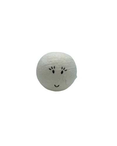 Kopf-Baumwollwatte, Smiley-Gesicht, natürliche Farbe, Haut, Stafil, cm 2,5