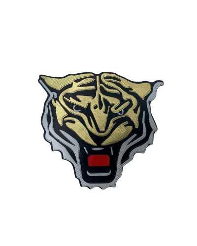 PVC Hotfix Fashion Application Tiger Head 8 Cm High