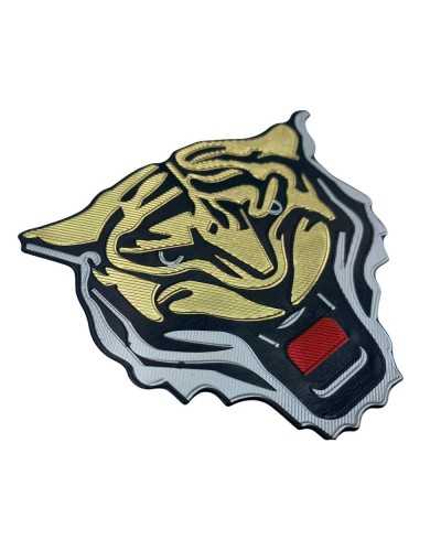 PVC Hotfix Fashion Application Tiger Head 8 Cm High