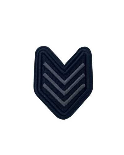 Aplicación Grados Moda Escudo Negro Bordado Coser 65x80 Mm