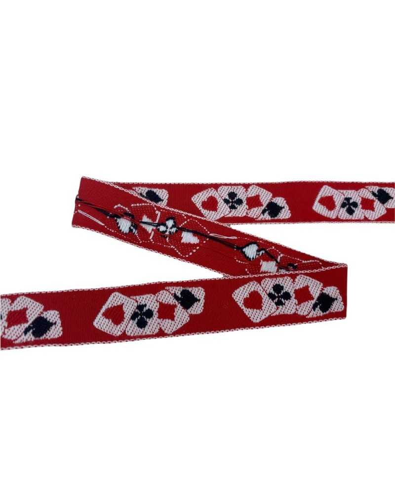 Garnitures Poker Cartes à Jouer Galon Galon Bordure Grecque Brodé 20 Mm De Haut