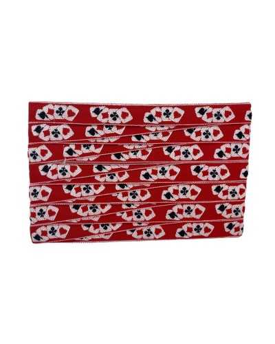 Trimmings Poker Playing Cards Ribbon Galloon Greek Border Embroidered 20 Mm High