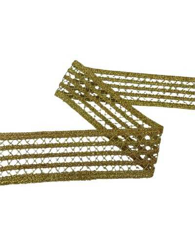 Trimmings Partition Gold Lurex Edge Model Band Line Ribbon 5 Cm High