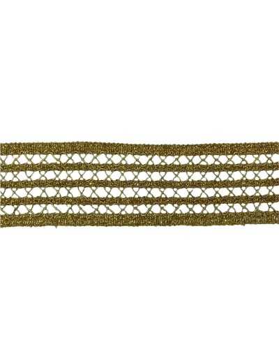 Verzierungen Partition Gold Lurex Edge Modell Band Linie Band 5 cm hoch