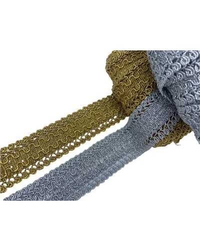 Lurex Trimmings Model Agremano Chain Edge 5 Cm High