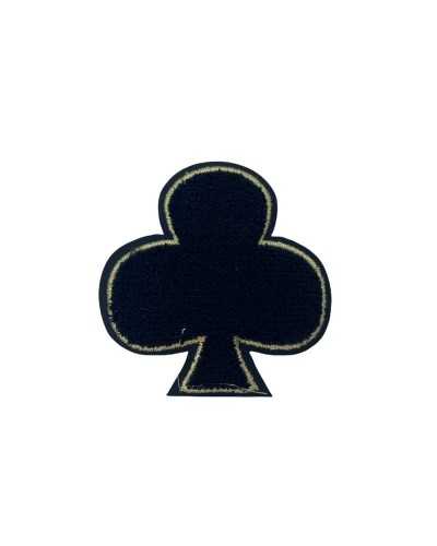 Application d'écussons de mode thermocollants Poker Symbols 4 pièces de 6 cm de haut