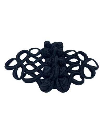Application Alamaro Fashion Soutache Passementerie Noir Cm 16x8