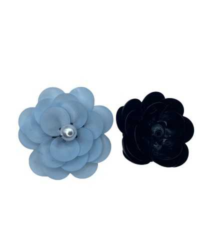 Application Mode Fleur Résine Perle Base Tissu Couture 3 Cm