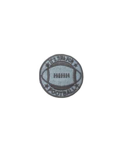 Applikations-Patch, Ball, zum Aufbügeln, Stickerei, runder Fußball-Patch, 4 cm