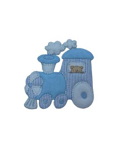Thermoadhesive Application Embroidery Baby Train Locomotive 10x10 Cm