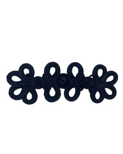 Alamaro Soutache Passamaneria Nero Cm 22x7