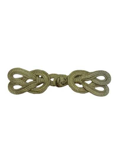 Alamari Lurex Oro Ricamati Soutage 14,5x4 Cm