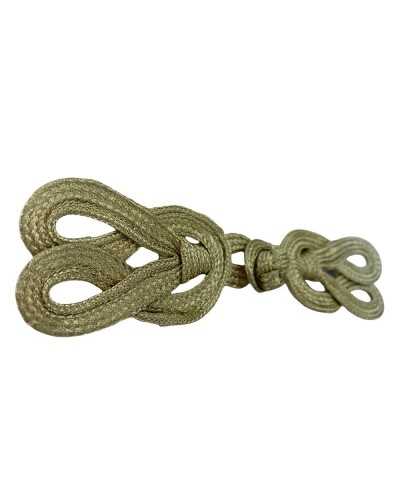 Gold Lurex Toggles Embroidered Soutage 14,5x4 Cm