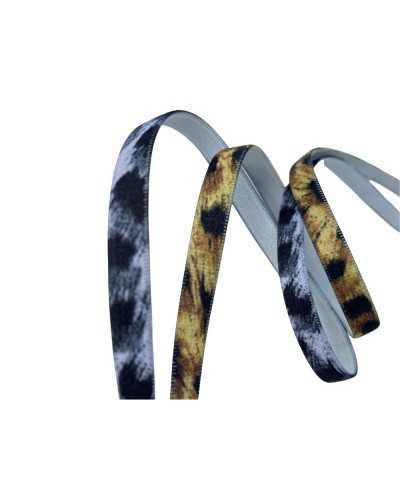 Passementerie Elastique Animalier Doux Plat Haut 7 Mm