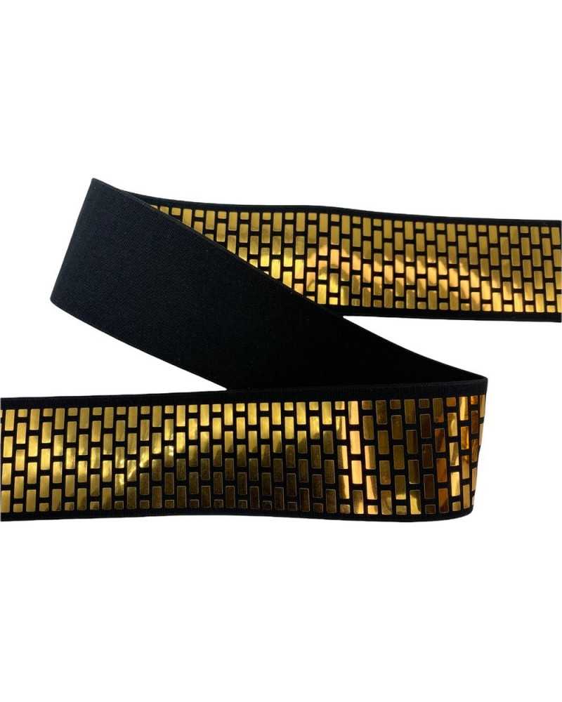 50 Cm Trimmings Elastic Gallon Mirror Model Black Base 4 Cm High