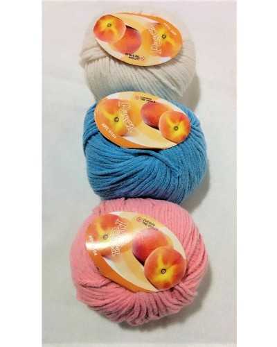 Pelote de laine microfibre pêche tissée à la main 50 grammes de fil à coudre trois étoiles