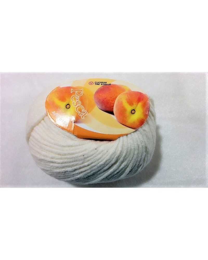 Ball of wool peach hand of microfiber, 50 grams cucirini tre stelle