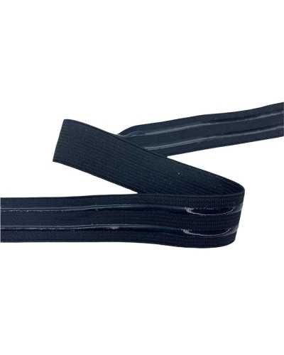 Trimmings Elastic Band Non-Slip Spring Double Silicone High 25 Mm