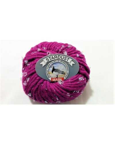Laine mafil Stardust avec fils d'argent 50 grammes