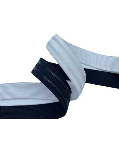Pasamanería Cinta Elástica Muelle Antideslizante Doble Silicona Alto 3 Cm