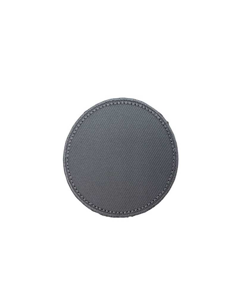 Application Écusson Thermocollant Forme Circulaire Tissu Uni Rond 5x5 Cm