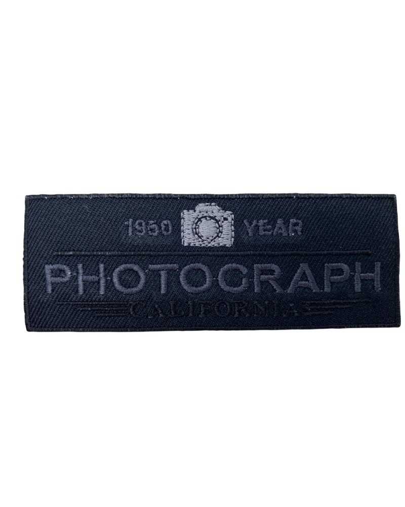 Photograph California 1950 Year Embroidered Iron-on Patch Application 100x35 Mm