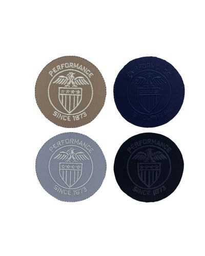 Aplicación Parche Termoadhesivo Bordado Águila Redonda Performance Shield 6x6 Cm