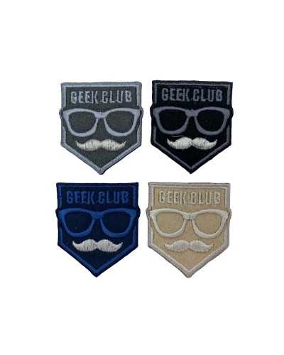Application Iron-on Patch Shield Eyewear Mustache Patch 50x45 Mm